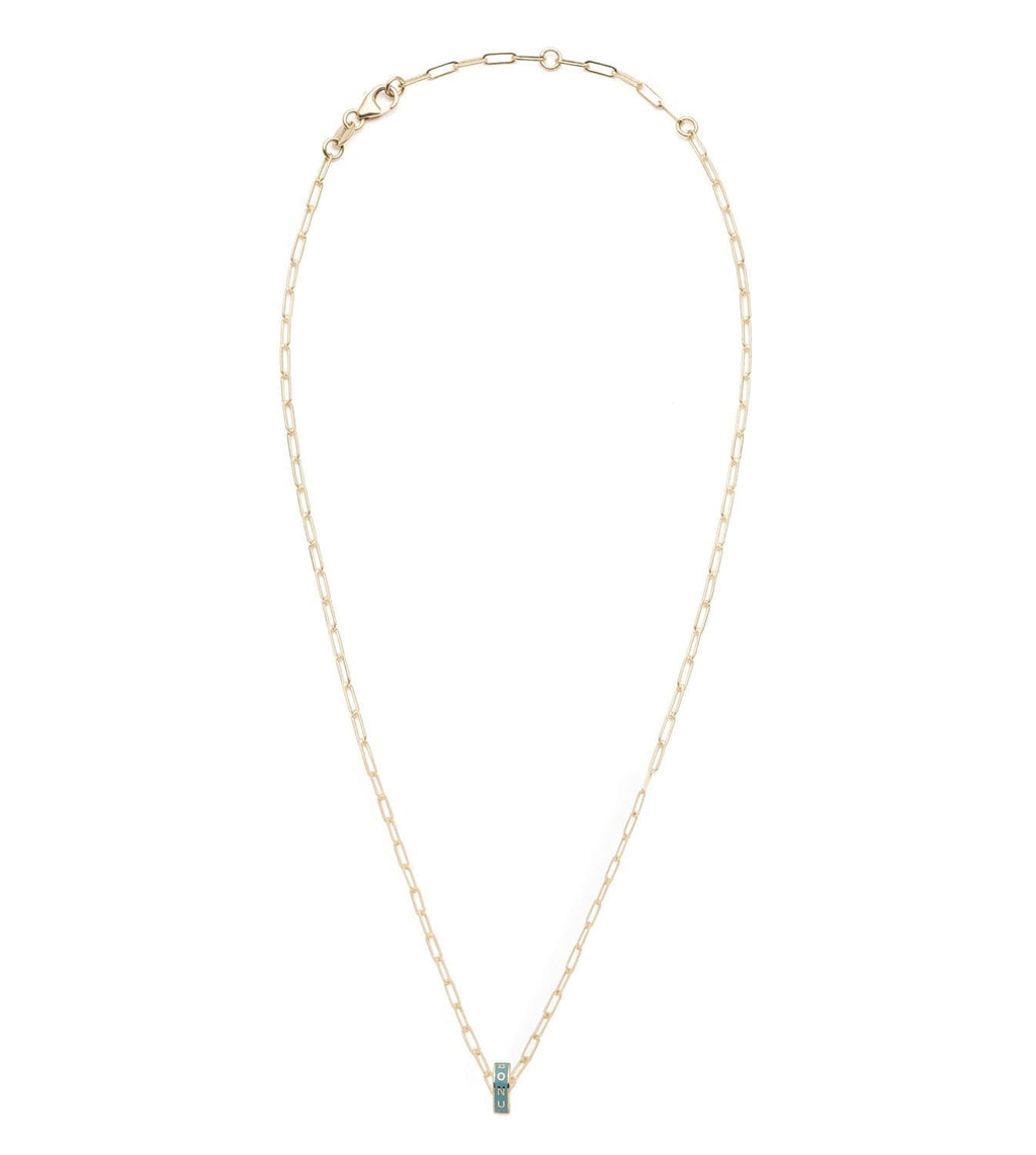 18K  Yellow  Gold Reverie : Heart Beat Super Fine Clip Chain Necklace – FoundRae