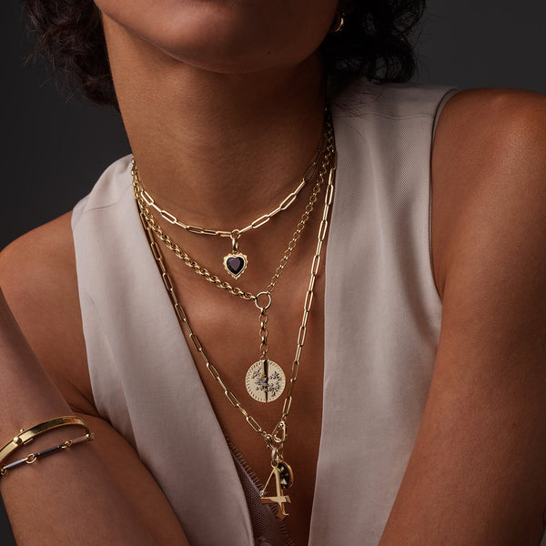 Blossoms - Resilience : Heavy Mixed Belcher Extension Chain Necklace