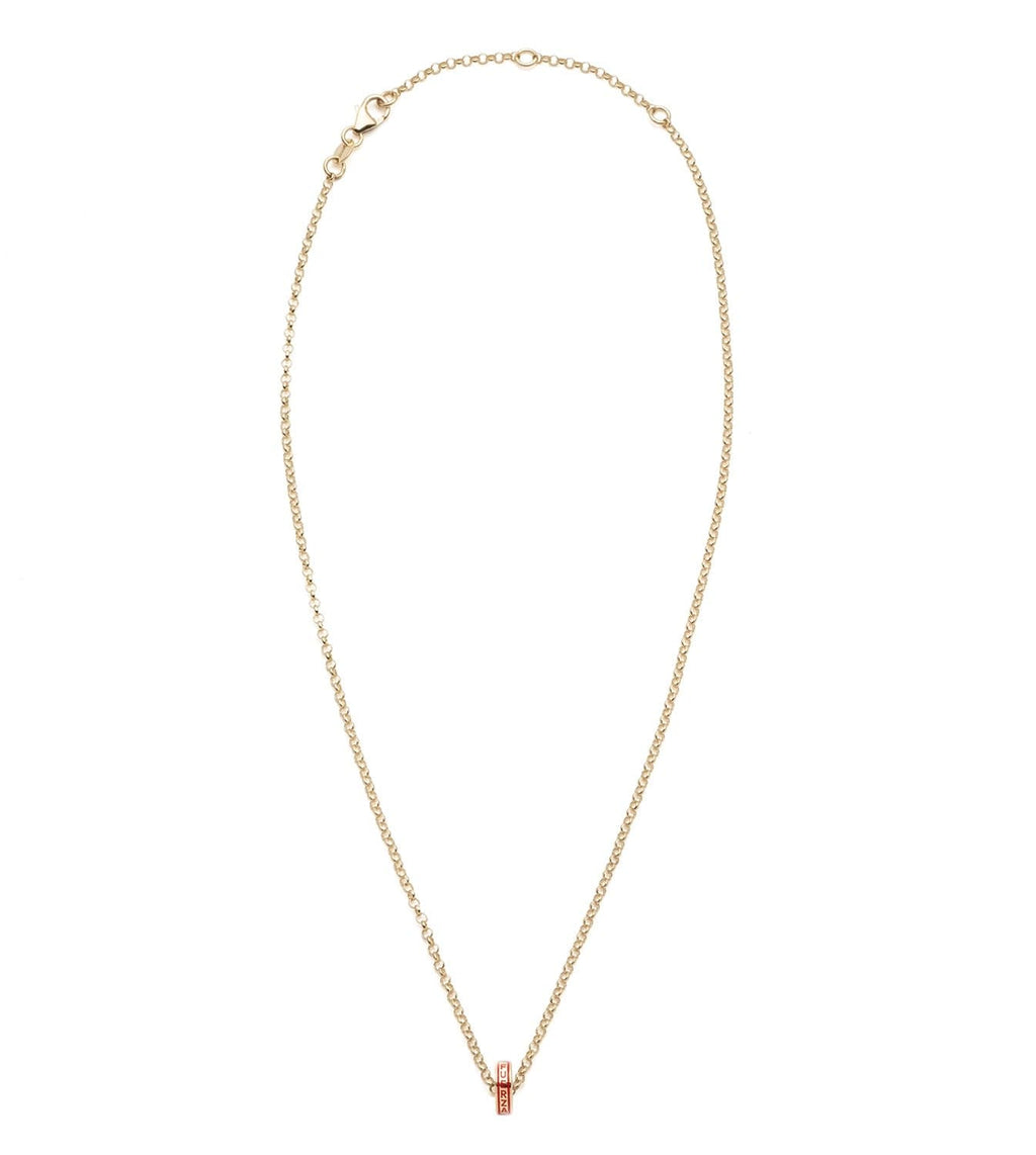 Strength : Heart Beat Fine Belcher Chain Necklace – FoundRae