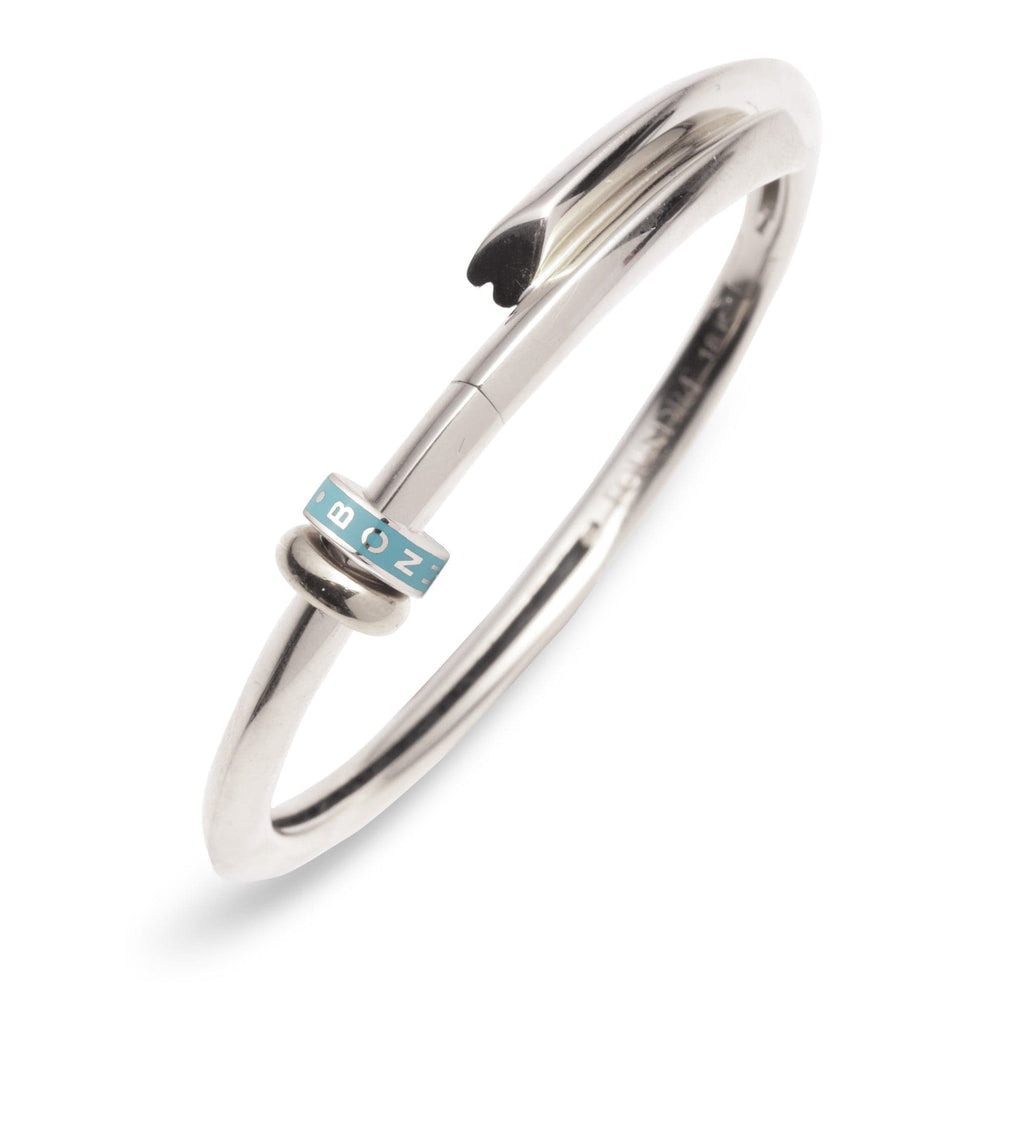 Tenet & White Gold : Heart Beat Strong Heart Bangle view 1