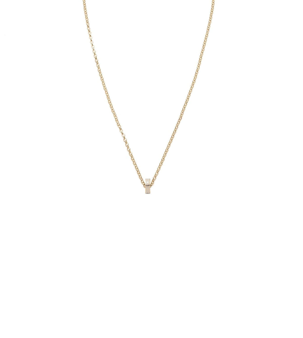 Amate - Love : Heart Beat Fine Belcher Chain Necklace – FoundRae