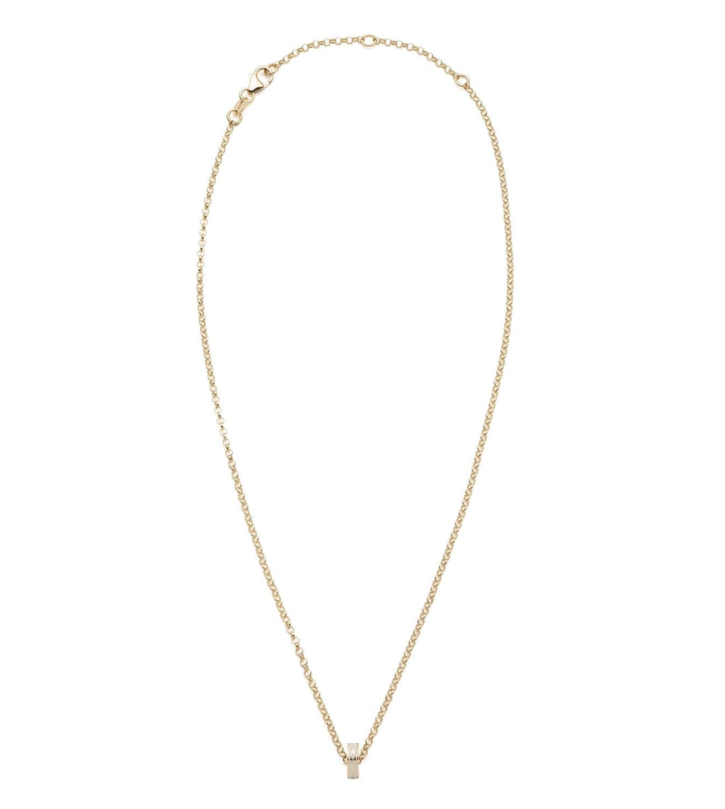 Amate - Love : Heart Beat Fine Belcher Chain Necklace – FoundRae