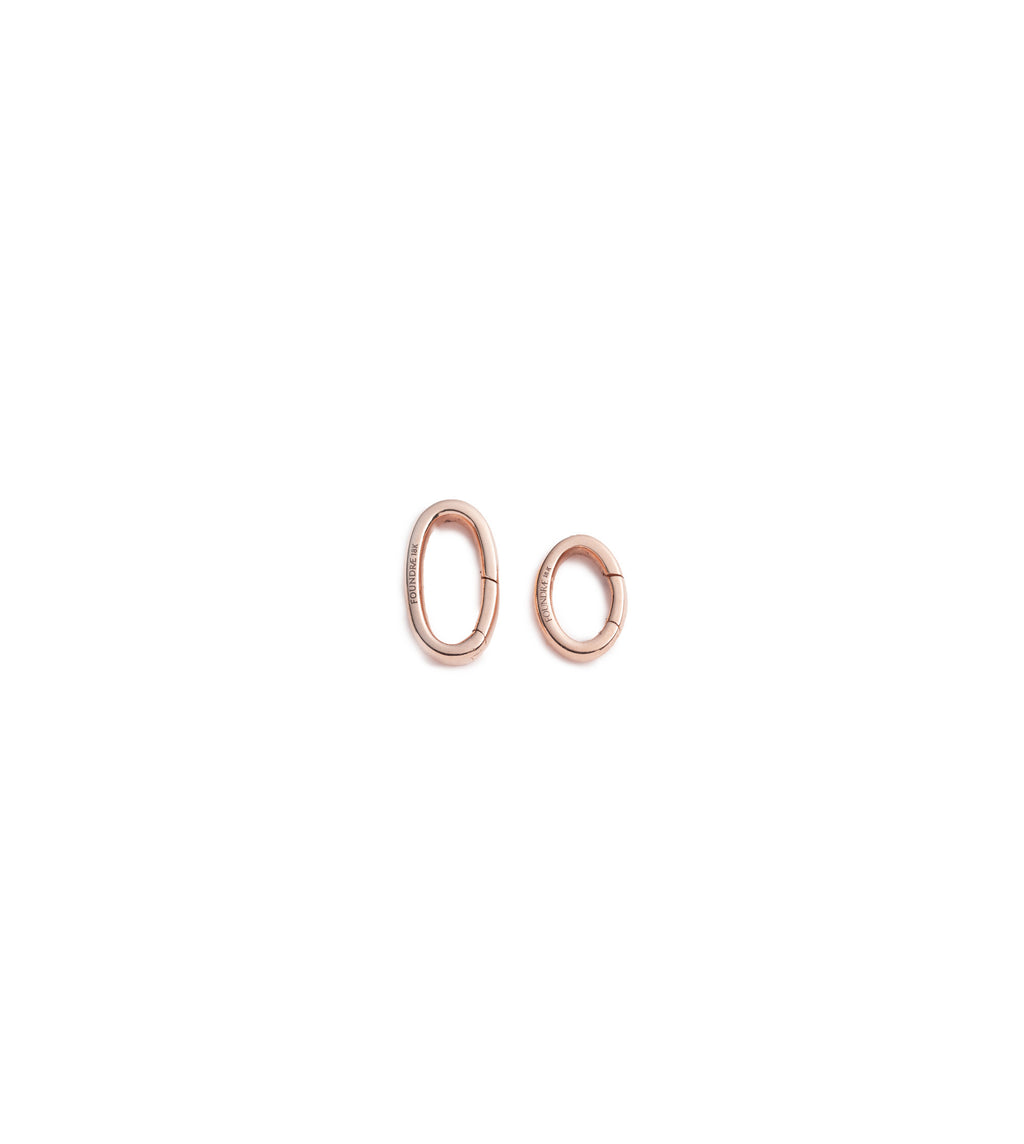 18K Rose Gold Medium Oval Annex Link Rose Gold – FoundRae