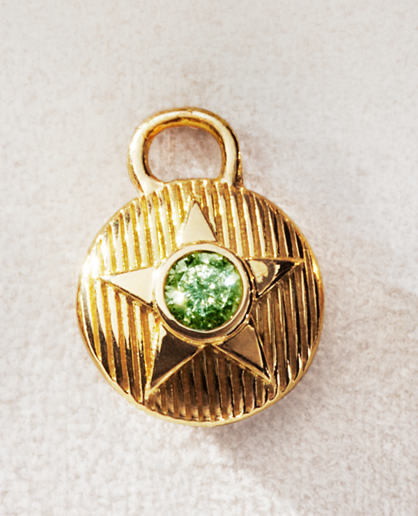 Peridot <div style="font-family: 'Basketville', serif; font-style: italic; text-transform: capitalize !important; font-size: 9pt;  padding-top: 2px; ">August</div>