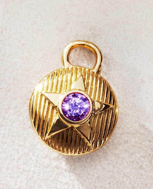 Amethyst <div style="font-family: 'Basketville', serif; font-style: italic; text-transform: capitalize !important; font-size: 9pt;  padding-top: 2px; ">February</div>