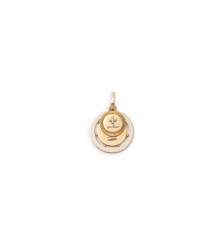 Ever Growing - Vivacity : Couplet Medallion Cream with Oval Pushgate