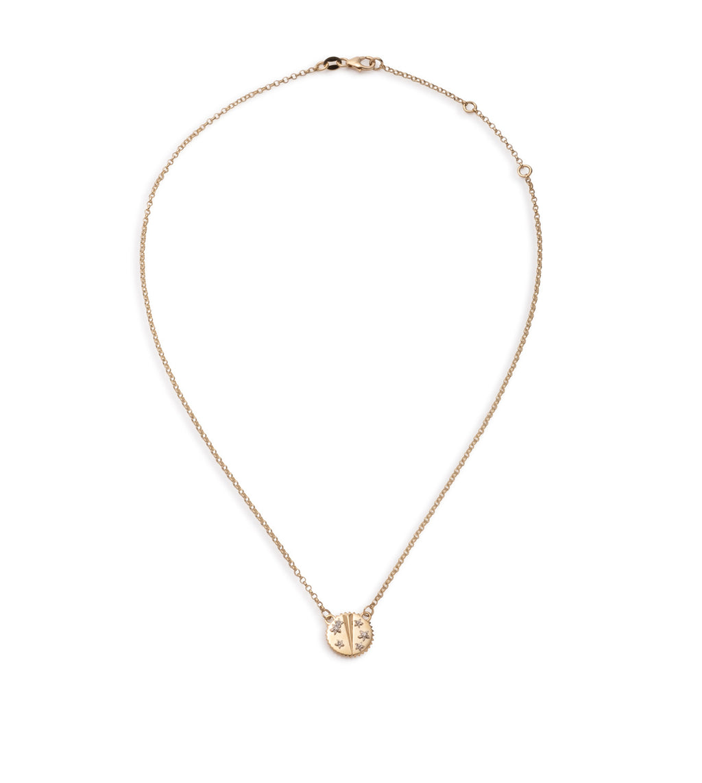 18K Yellow Gold Resilience : Mini Stationary Necklace – FoundRae