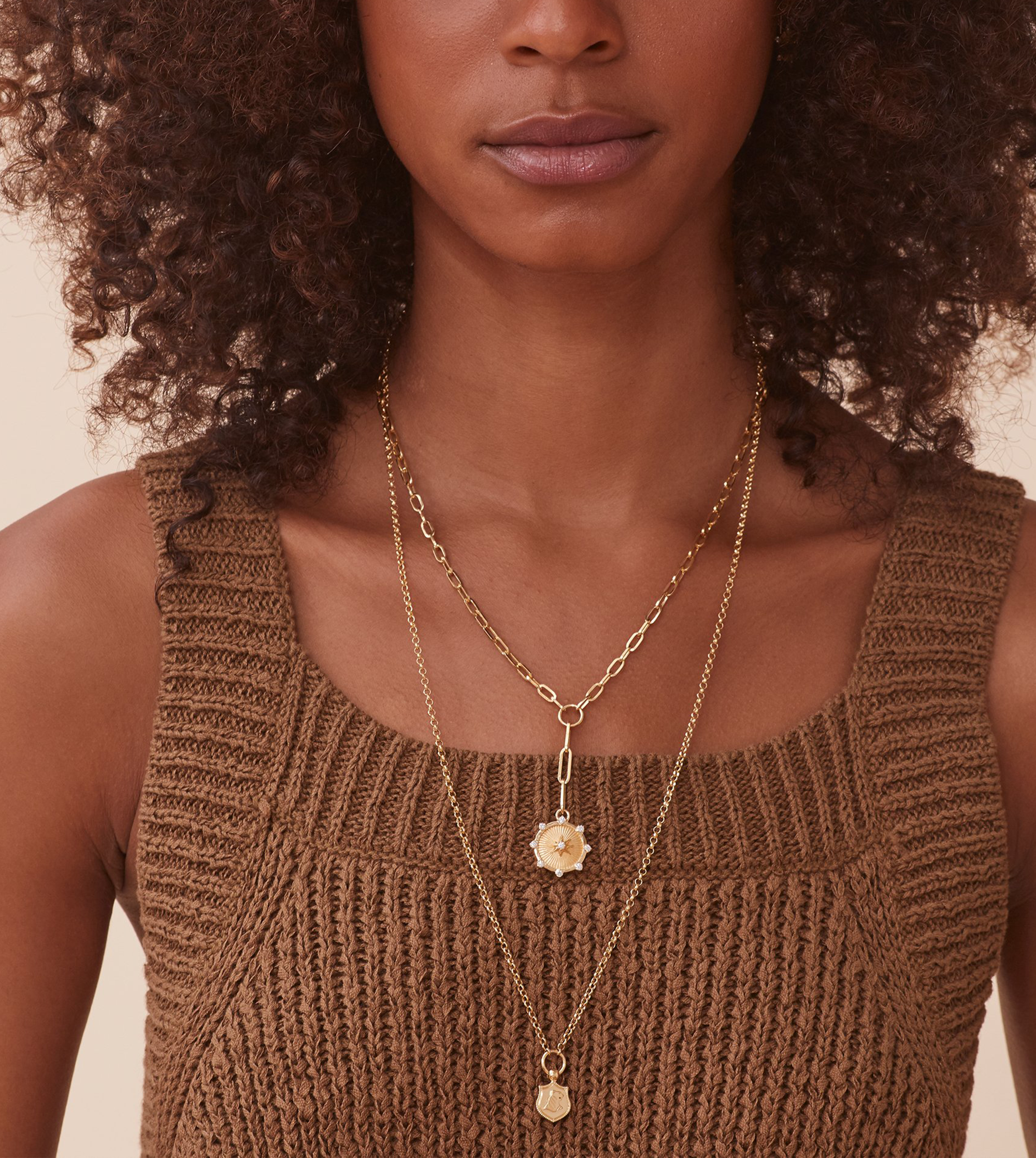 Spark - Love : Refined Clip Extension Chain Necklace