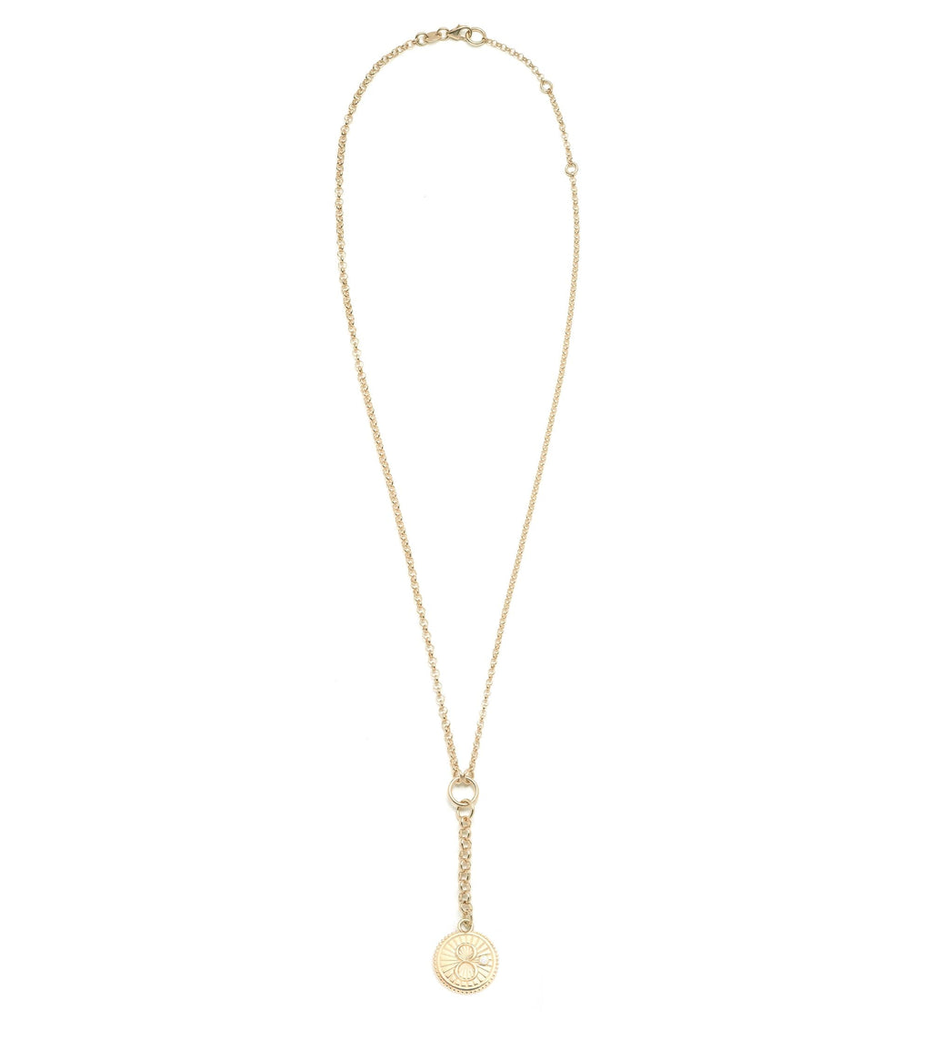 18K Yellow Gold Karma : Small Mixed Belcher Extension Chain Necklace – FoundRae