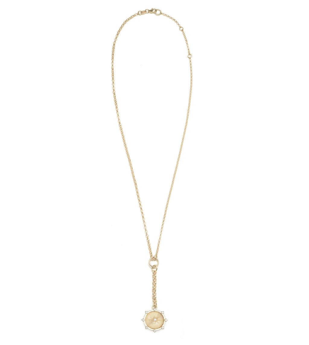 18K Yellow Gold Spark - Love : Small Mixed Belcher Extension Chain Necklace – FoundRae