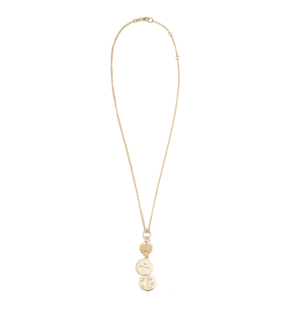 18K Yellow Gold Resilience & Dream Story : Small Mixed Belcher Extension Chain Necklace – FoundRae