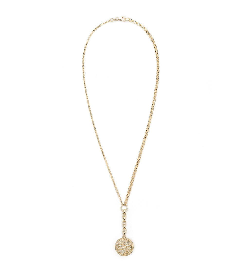 18K Yellow Gold Wholeness : Medium Medium Mixed Belcher Extension Chain Necklace – FoundRae