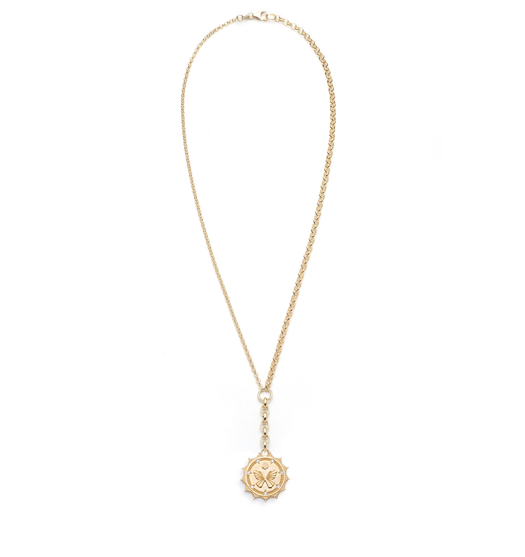 18K Yellow Gold Reverie : Medium Mixed Belcher Extension Chain Necklace – FoundRae