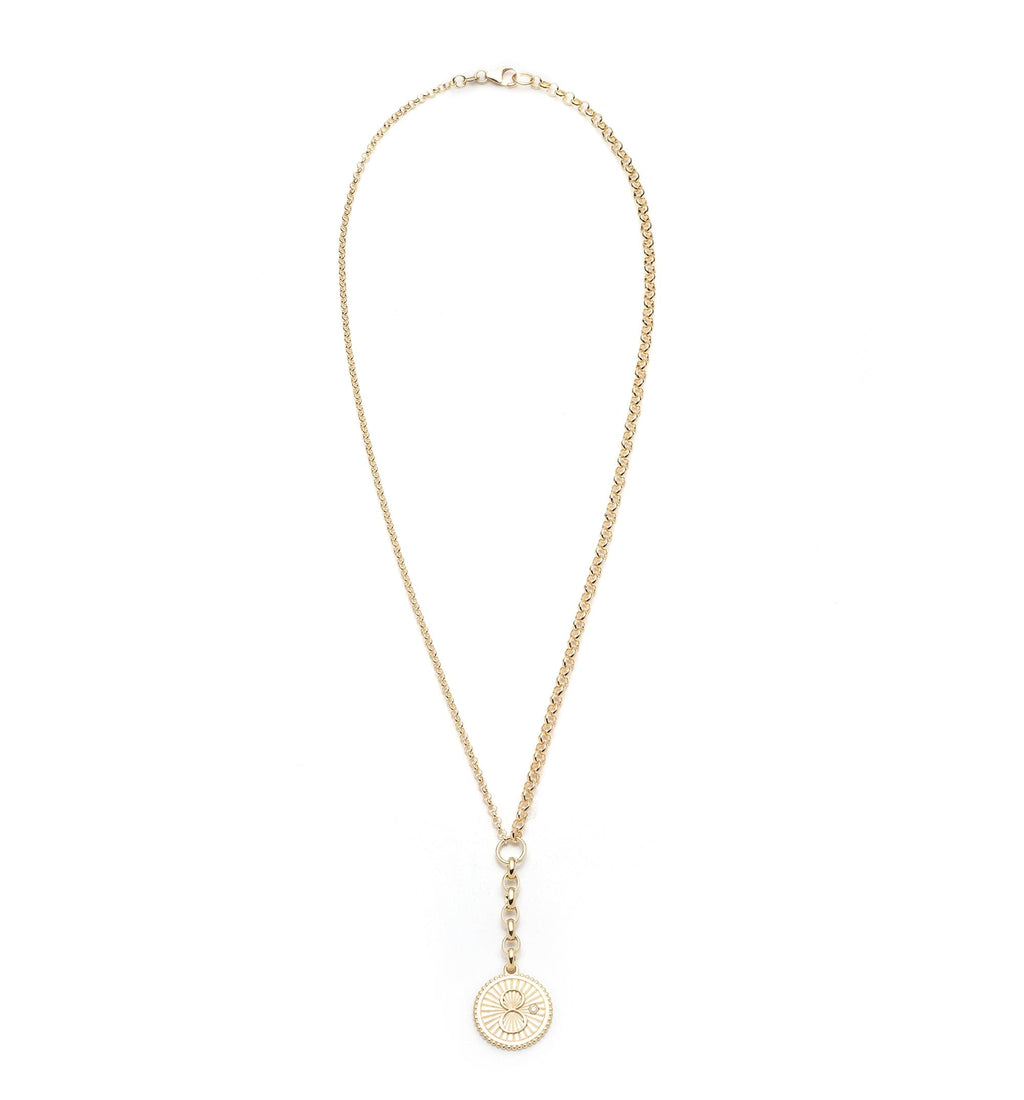 18K Yellow Gold Karma : Medium Mixed Belcher Extension Chain Necklace – FoundRae