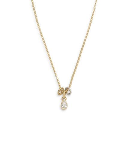 Forever & Always a Pair : Diamond Small Belcher Pave Feature Abacus Chain