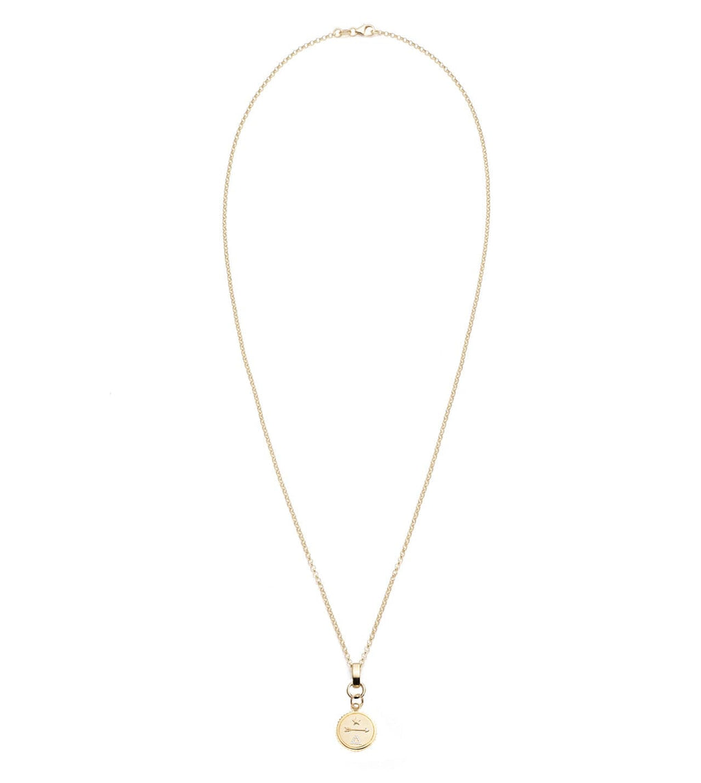 18K Yellow Gold Dream : Fine Belcher Slide Necklace – FoundRae