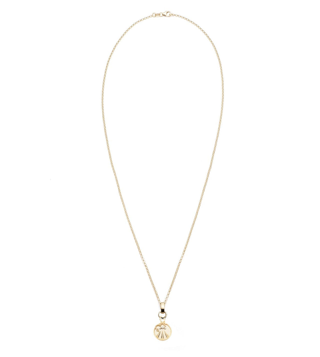 18K Yellow Gold Mind, Body, Soul - Wholeness : Fine Belcher Slide Necklace – FoundRae