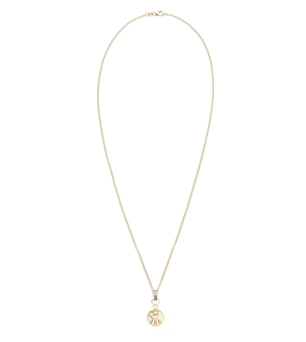 18K Yellow Gold Mind, Body, Soul - Wholeness : Fine Belcher Slide Necklace – FoundRae