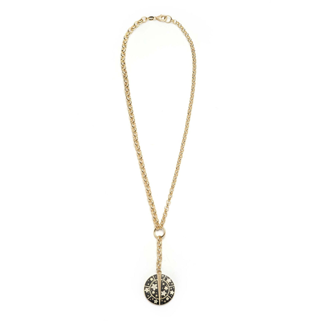 18K Yellow Gold Resilience : Champleve Heavy Mixed Belcher Extension Chain Necklace – FoundRae