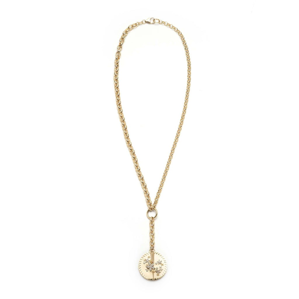 18K Yellow Gold Blossoms - Resilience : Heavy Mixed Belcher Extension Chain Necklace – FoundRae