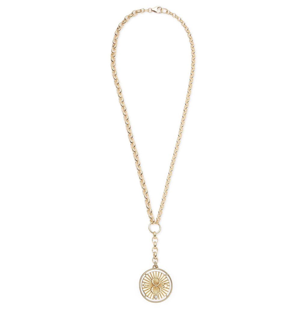 18K Yellow Gold Karma : Heavy Mixed Belcher Extension Chain Necklace – FoundRae