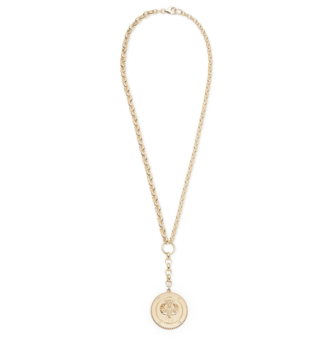 18K Yellow Gold Protection Heavy Mixed Belcher Chain Necklace – FoundRae
