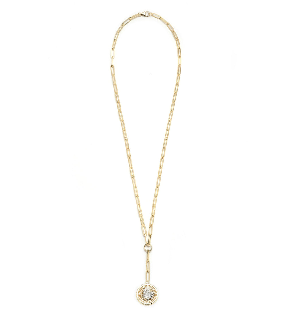 18K Yellow Gold Resilience : Classic Fob Clip Extension Chain Necklace – FoundRae