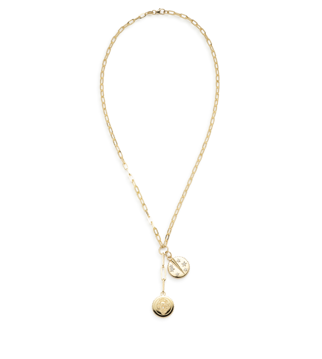 18K Yellow Gold Strength & Resilience Story : Refined Clip Extension Chain – FoundRae