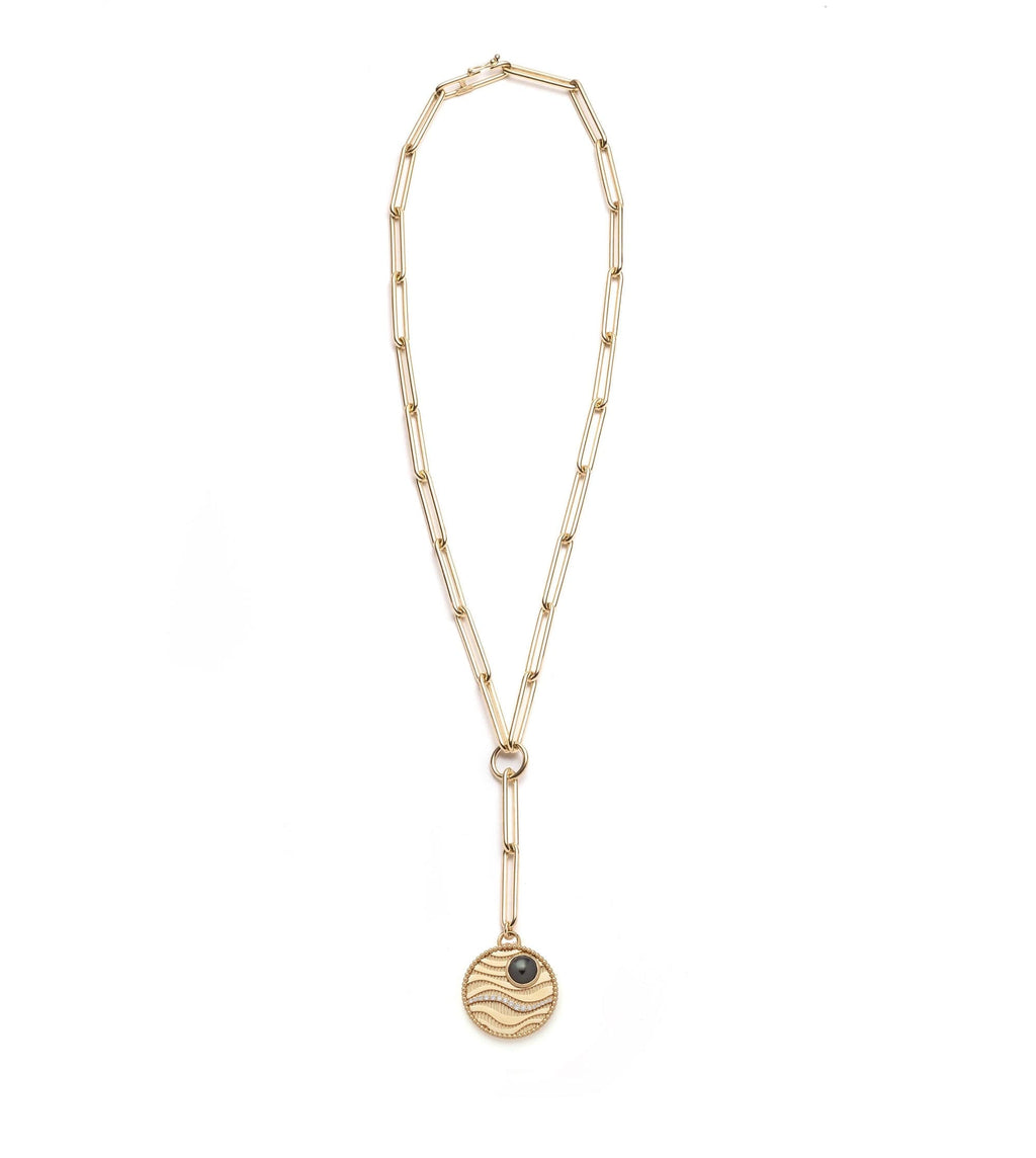 18K Yellow Gold Sana - Wholeness : Extended Clip Extension Chain Necklace – FoundRae