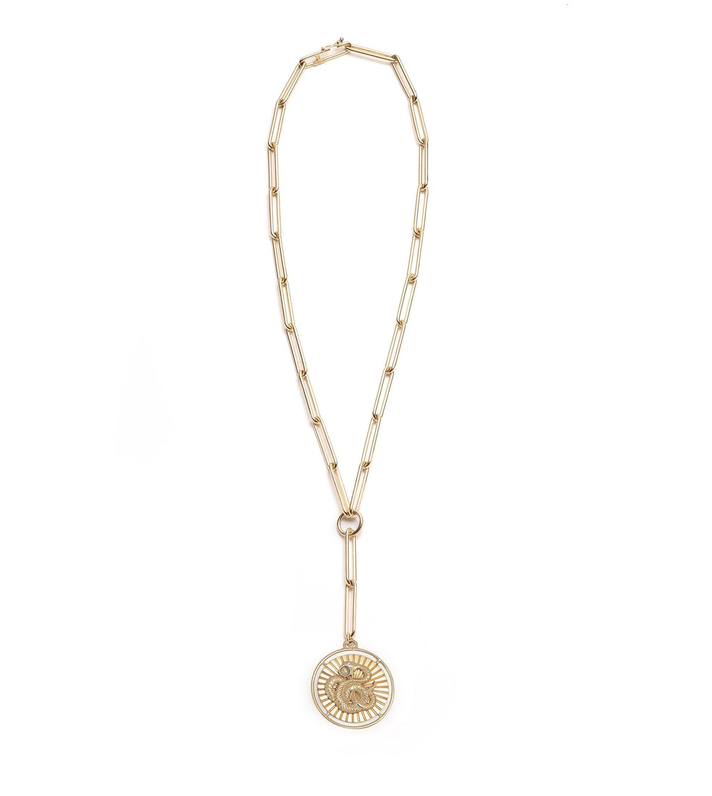 18K Yellow Gold Wholeness : Extended Clip Extension Chain Necklace – FoundRae