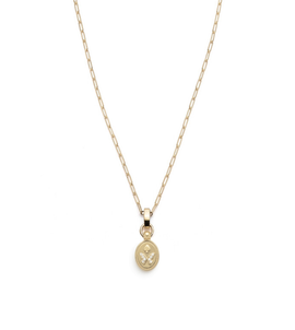 Reverie : Super Fine Clip Slide Crest Necklace