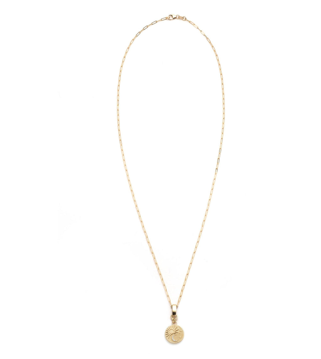 18K Yellow Gold Balance - Foundational Keys : Super Fine Clip Slide Necklace – FoundRae