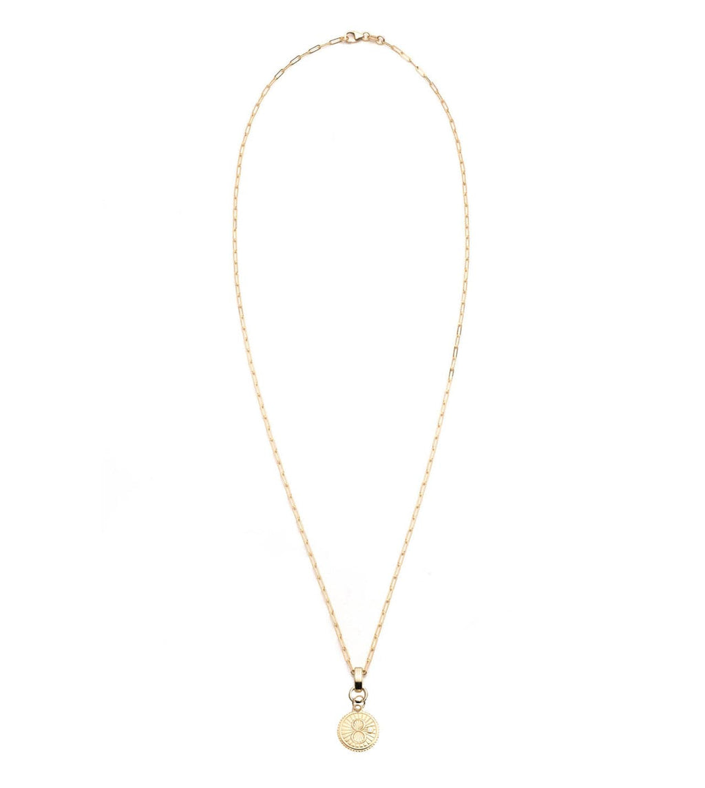 18K Yellow Gold Karma : Super Fine Clip Slide Necklace – FoundRae