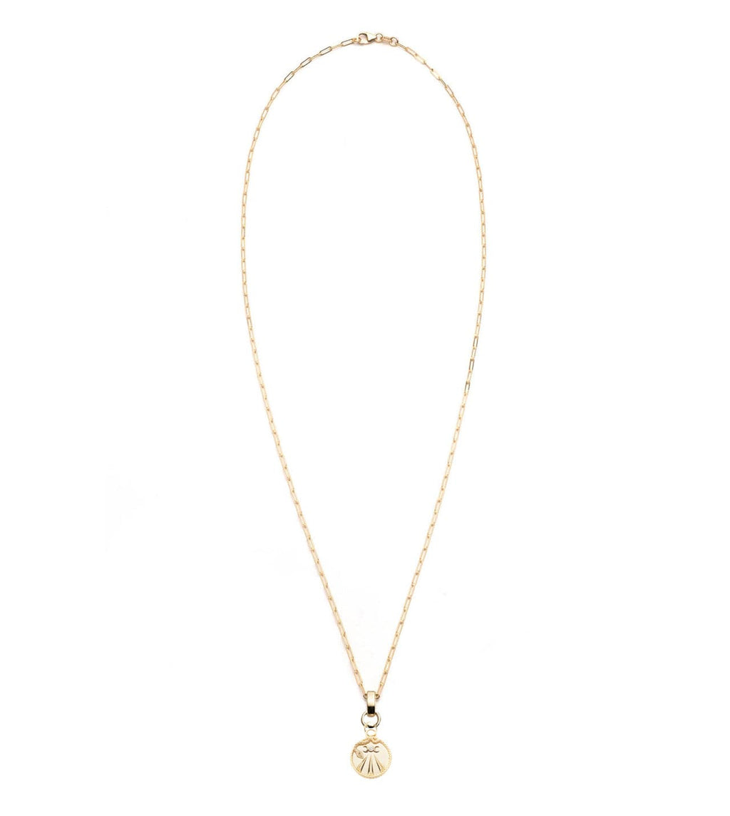 18K Yellow Gold Mind, Body, Soul - Wholeness : Super Fine Clip Slide Necklace – FoundRae