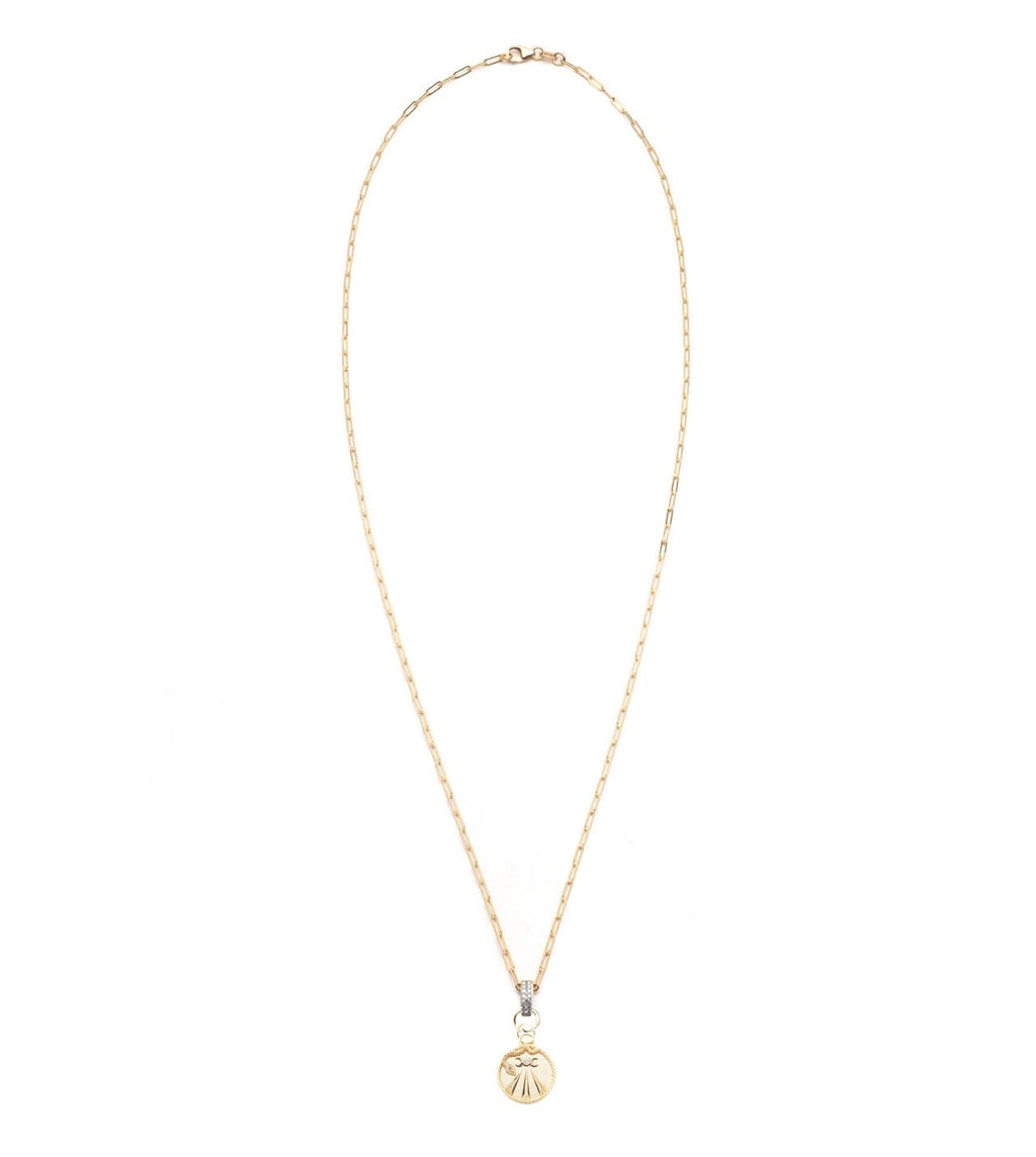 18K Yellow Gold Mind, Body, Soul - Wholeness : Super Fine Clip Slide Necklace – FoundRae