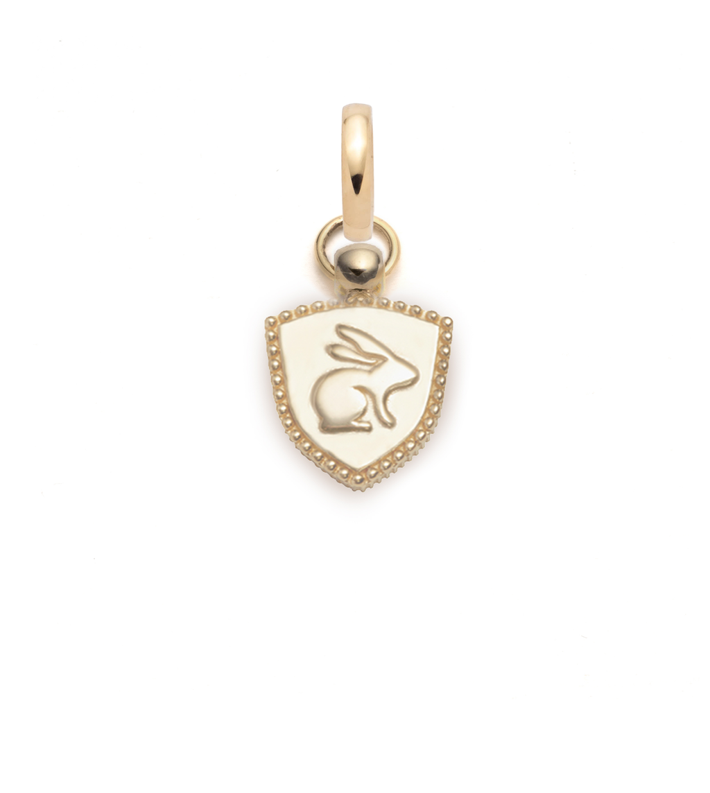 Bunny - Love : Miniature Crest with Oval Push Gate view 1