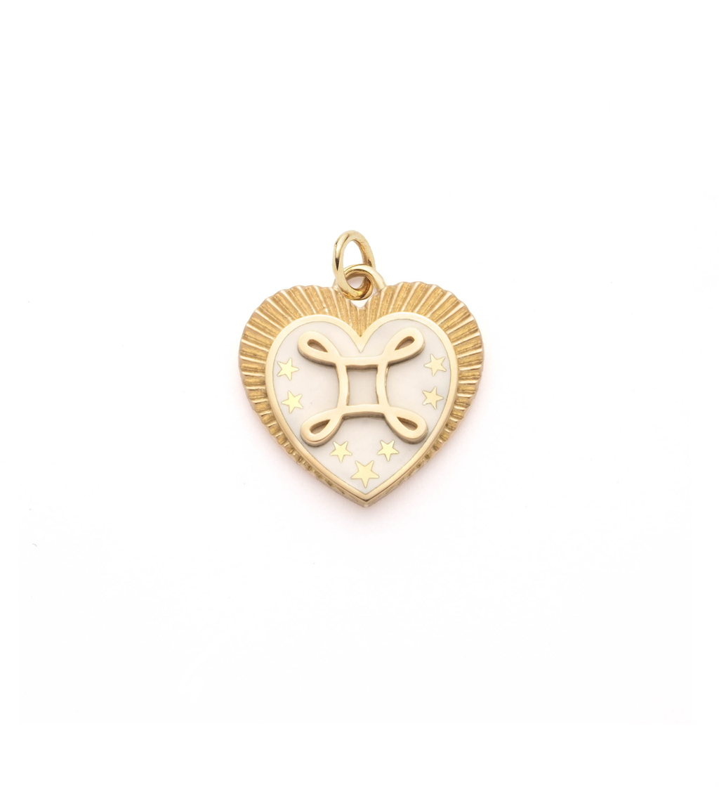 True Love Heart : Petite Champleve Medallion view 1