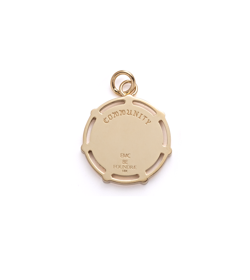 18K Yellow Gold Bee - FoundRae x Every Mother Counts : Medium Medallion – FoundRae