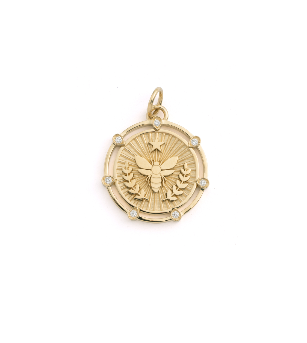 Bee - FoundRae x Every Mother Counts : Medium Medallion view 1