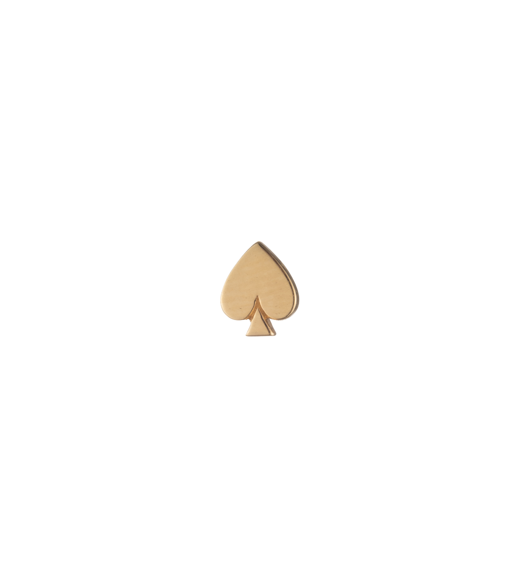 18K Yellow Gold Spade - Reverie : Tenet Stud – FoundRae