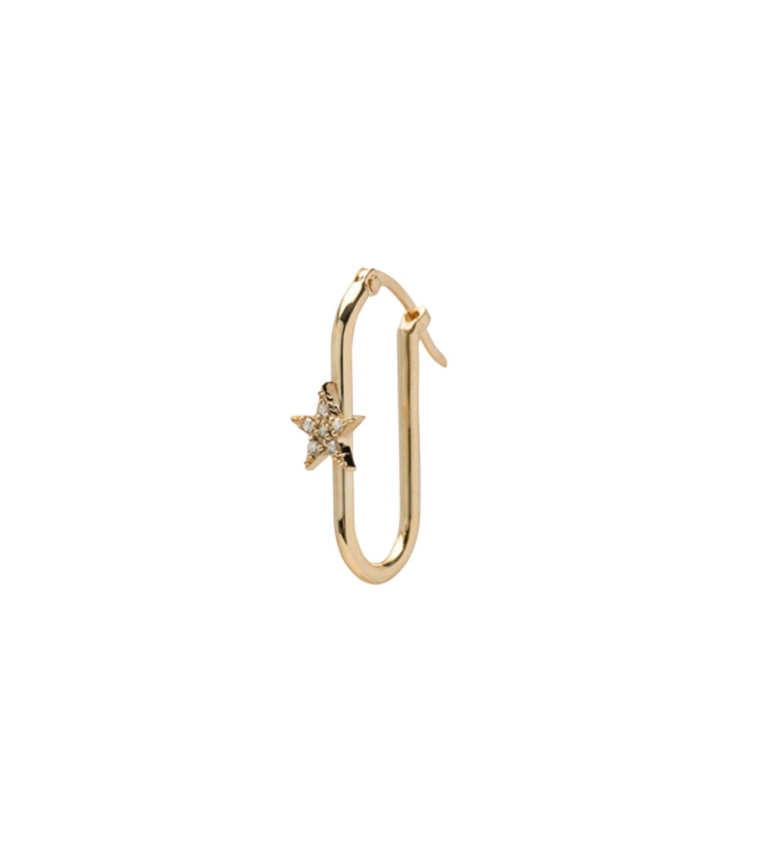 Small Pave Star Fob Earring – FoundRae