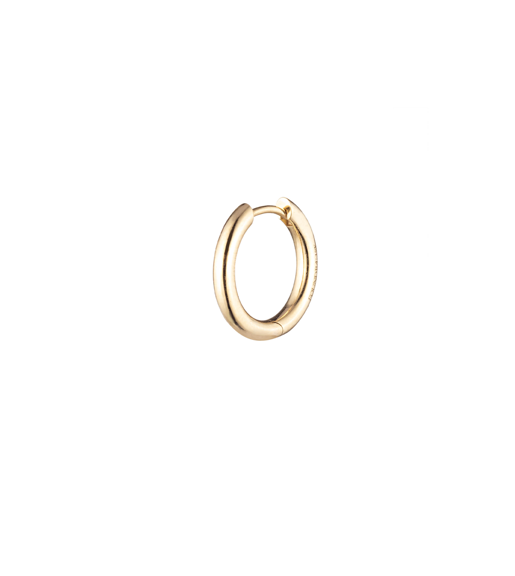 18K Yellow Gold Small Chubby : Ear Hoop – FoundRae