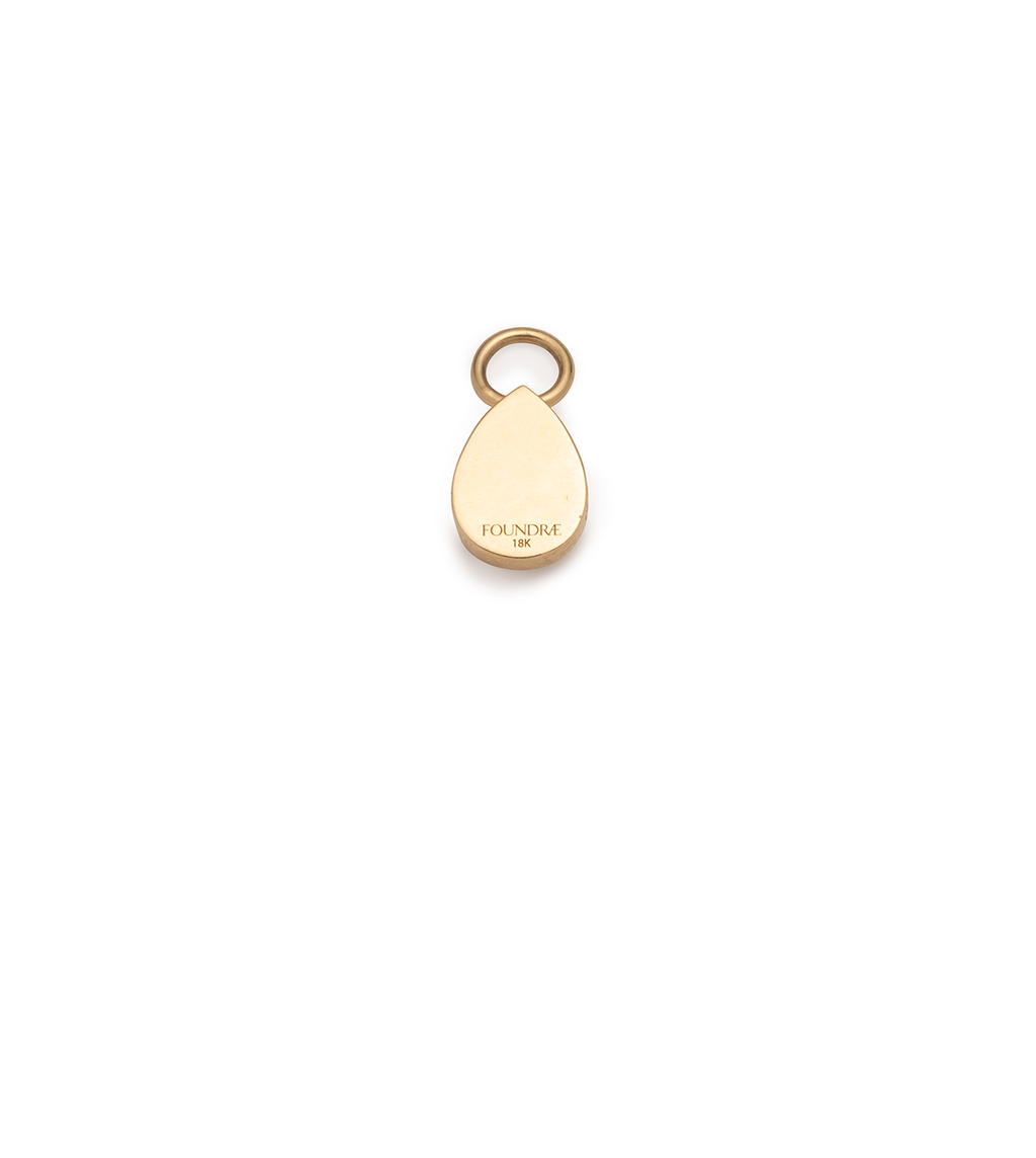 18K Yellow Gold True Love | Forever & Always a Pair 'AEI' Miniature Pendant | Diamonds, 18K Yellow Gold – FoundRae view 2