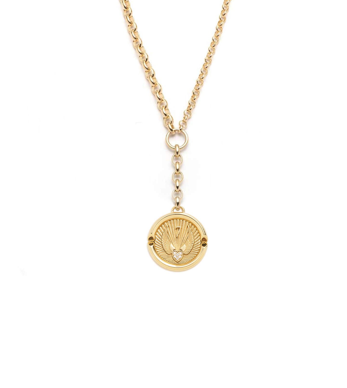 Louis Vuitton locket necklace in 18k white gold 16
