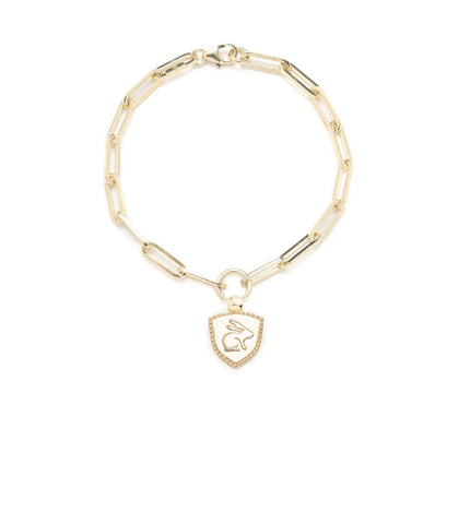 Bunny - Love : Classic Fob Clip Chain Bracelet