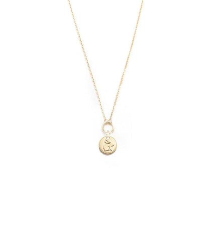 Bunny - True Love : Miniature Coin Drop Necklace
