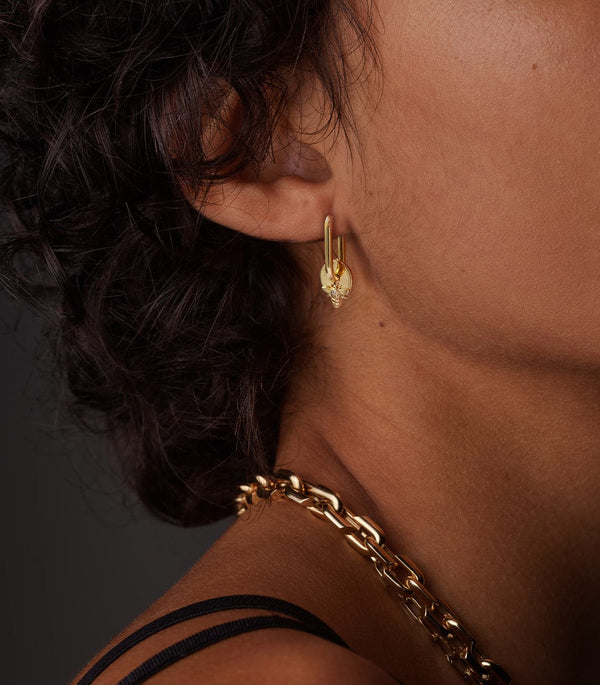 Bee - FoundRae X Every Mother Counts : Small Chubby Fob Earring Story