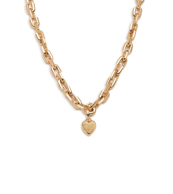 Foundrae Smoky Quartz Gemstone True Love Heart Pendant Necklace