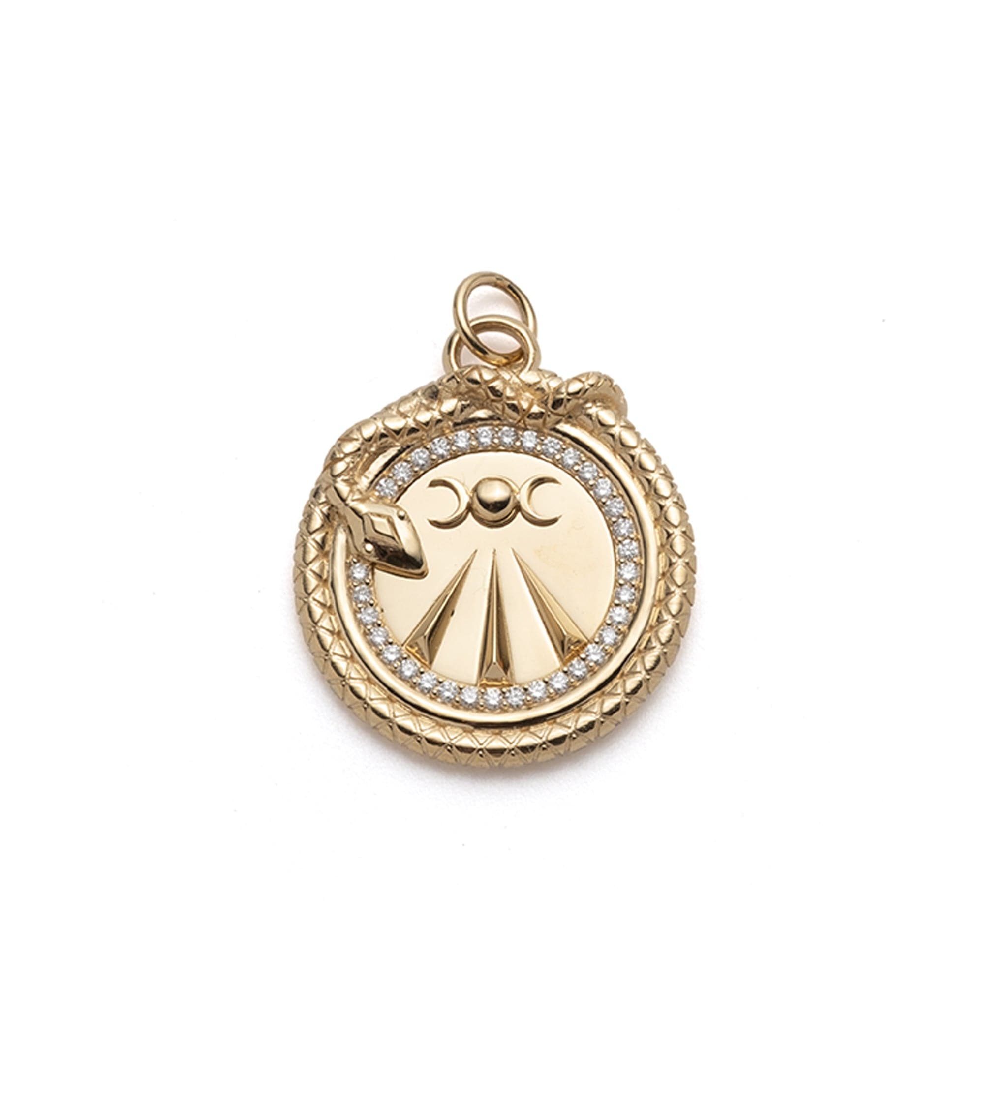 Medium Wholeness Yellow Gold Medallion | Foundrae