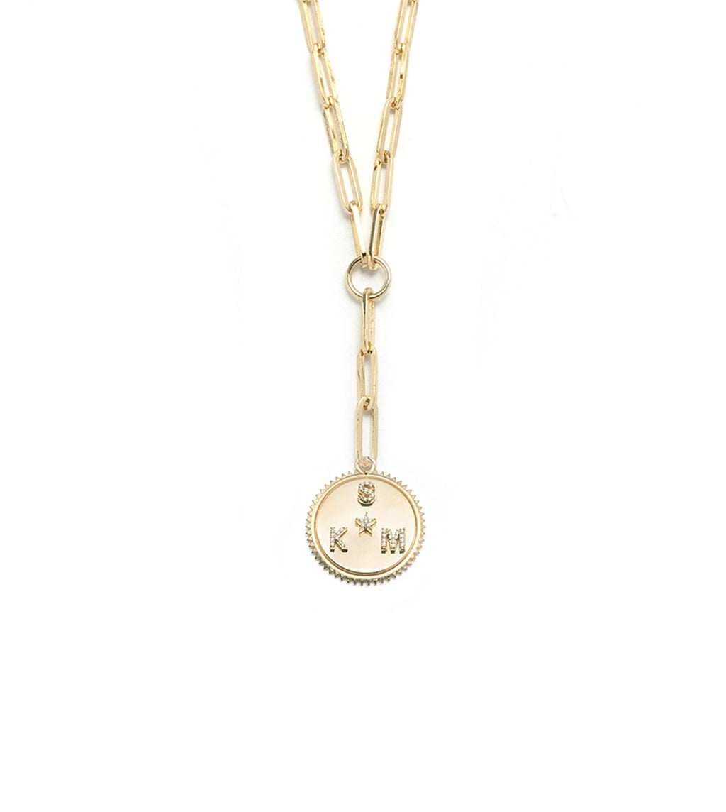 Personalized Medium Star : Refined Clip Extension Chain Necklace view 1